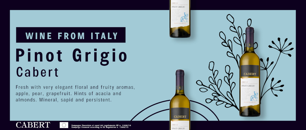 Wine from Italy: Pinot Grigio Cabert